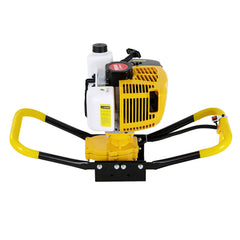 Giantz 74CC Post Hole Digger Motor Only Petrol Engine Yellow