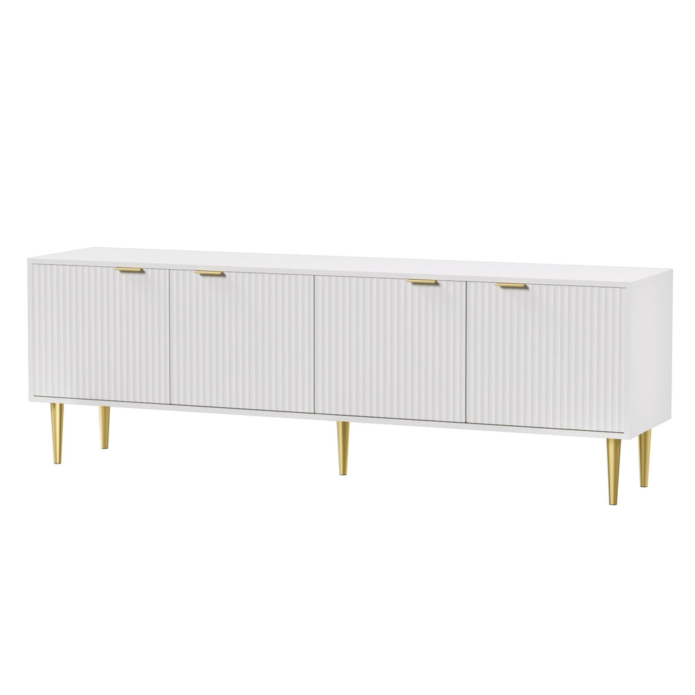 Artiss TV Cabinet Entertainment Unit Stand Storage 180CM White