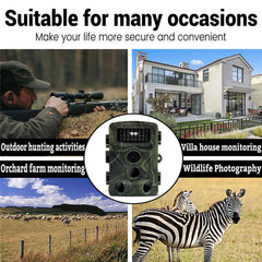 Trail Camera Game Wildlife Scouting Hunting Cam Night Vision 36MP 1080P