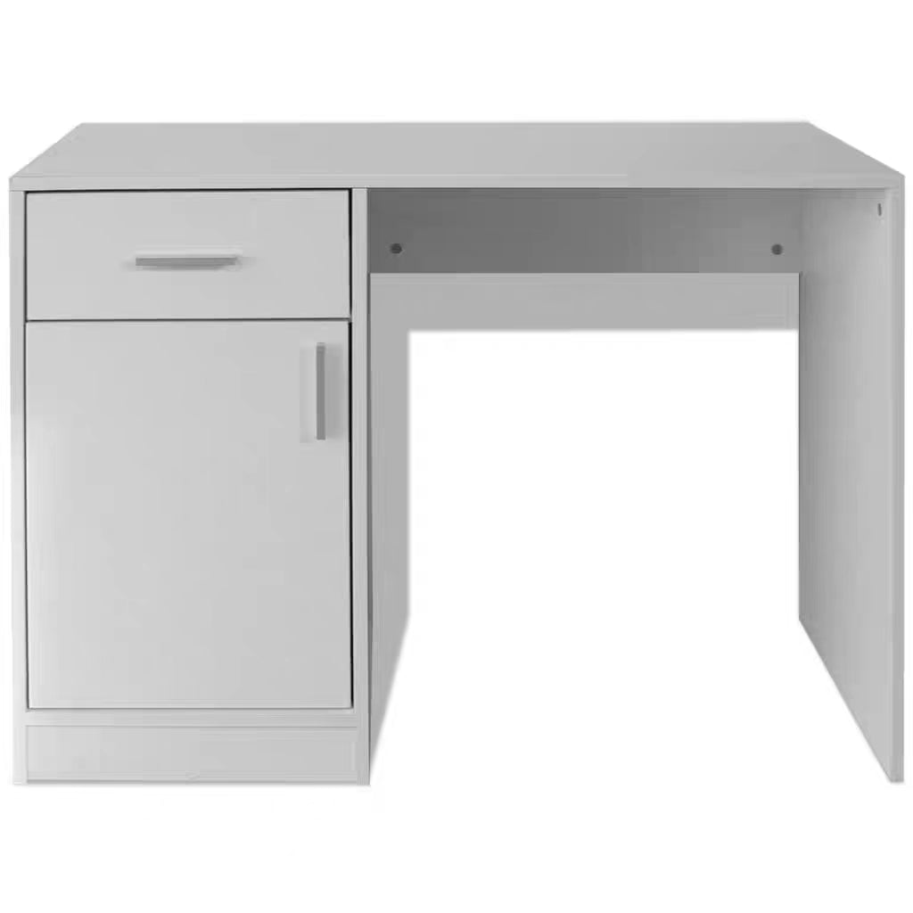 EKKIO Office Computer Desk with 1 Drawer (White) EK-CD-100-LD