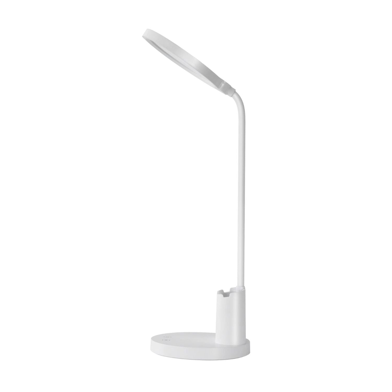 GOMINIMO Desk Lamp With Pen And Phone Holder (White)