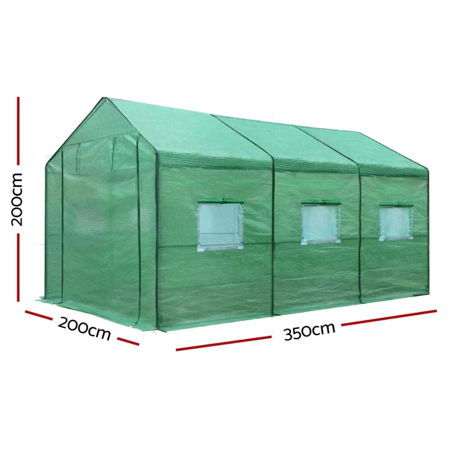 NOVEDEN Green House Storage Plant Lawn (3.5*2*2 Meter) NE-GH-100-LY