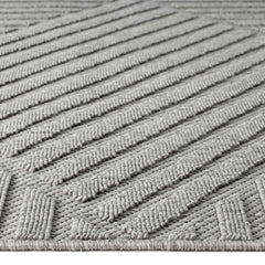Alpha Outdoor Rug - Light Grey - 160x230