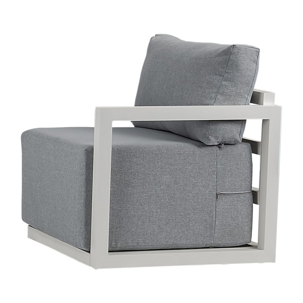 Alfresco Serenity Outdoor Lounge Set – Charcoal Grey