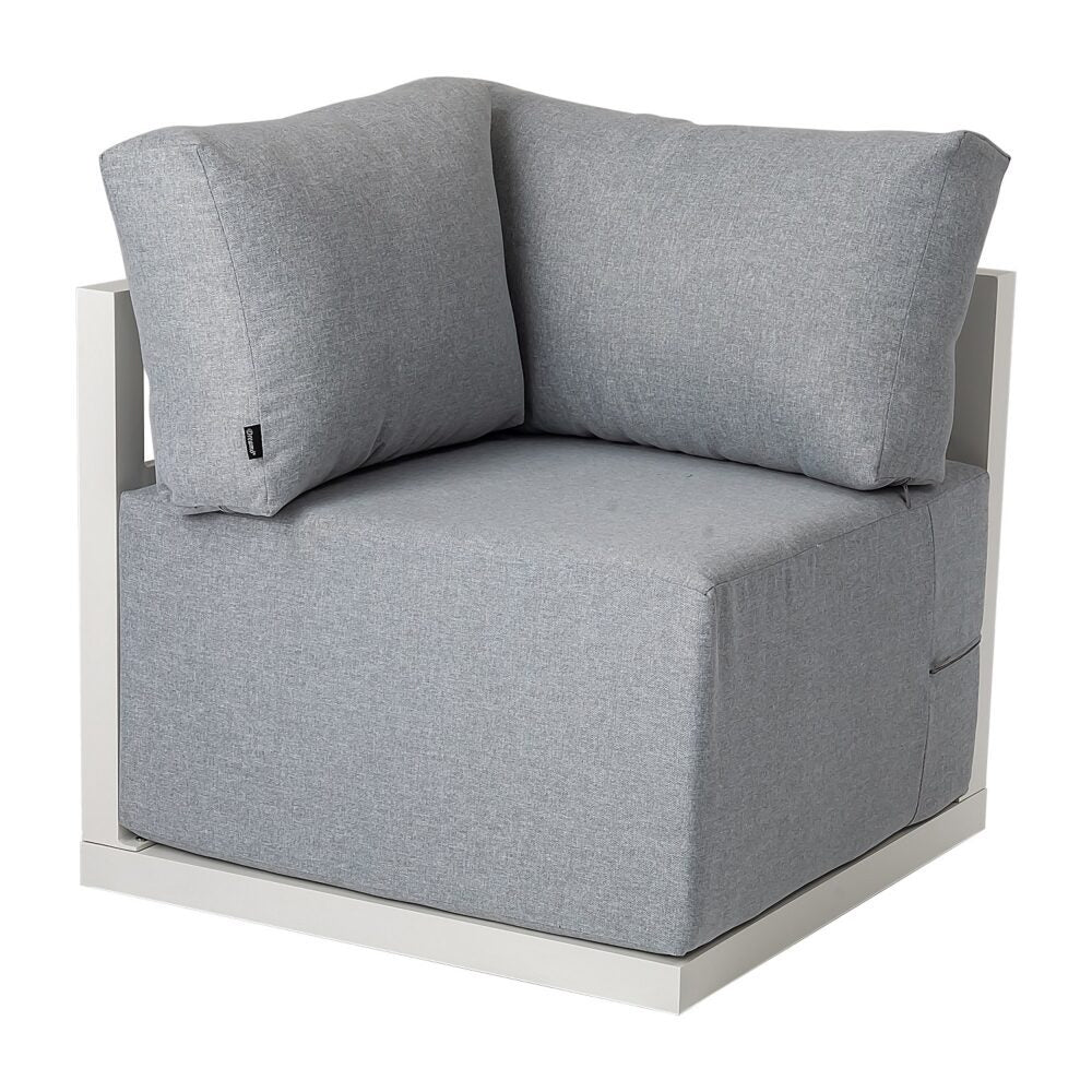 Alfresco Contemporary All-Weather Lounge Set – Charcoal Grey