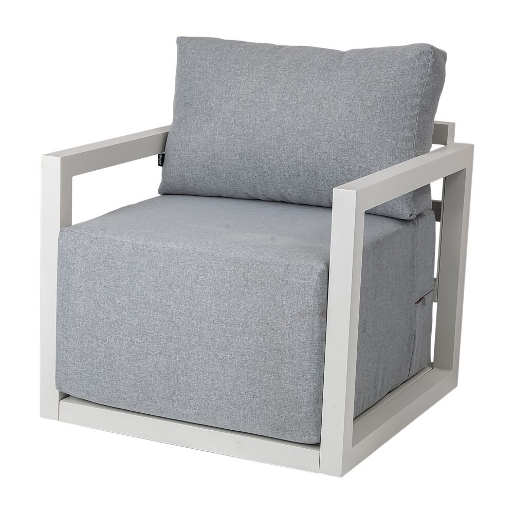 Alfresco 7-Seat Garden Lounge Set – Charcoal Grey