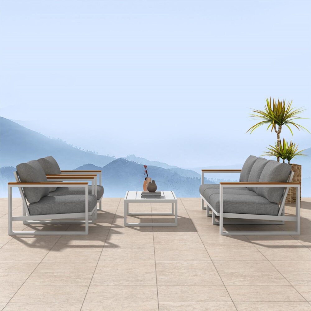 5 Seater Grandeur Lounge Suite – Charcoal Grey