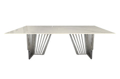 Salina Silver Dining Table -100cm x 200cm