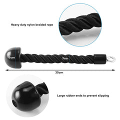 Single Grip Tricep PullDown Rope Cable Attachment Pull Down Rope Tricep Rope Pully