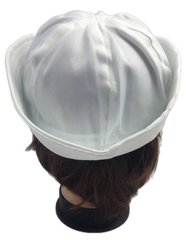 Adult White Sailor Hat Marine Unisex Gob Captain Navy Hen's Night Doughboy Cap