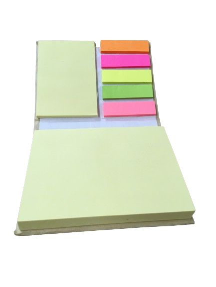 3x Post It Notebook Journal Sketchbook Pad Notepad Note Book - Beige