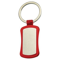 Duo Key Tag Key Ring Keyring School Bag Badge - Red