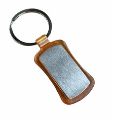 Duo Key Tag Key Ring Keyring School Bag Badge - Orange