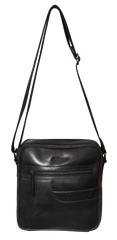 Futura Means Crossbody Bag Adjustable Shoulder Strap Travel Wallet - Black
