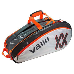 Volkl Tour Combi 6 Racquet Tennis Bag V70002 - Charcoal/White/Lava