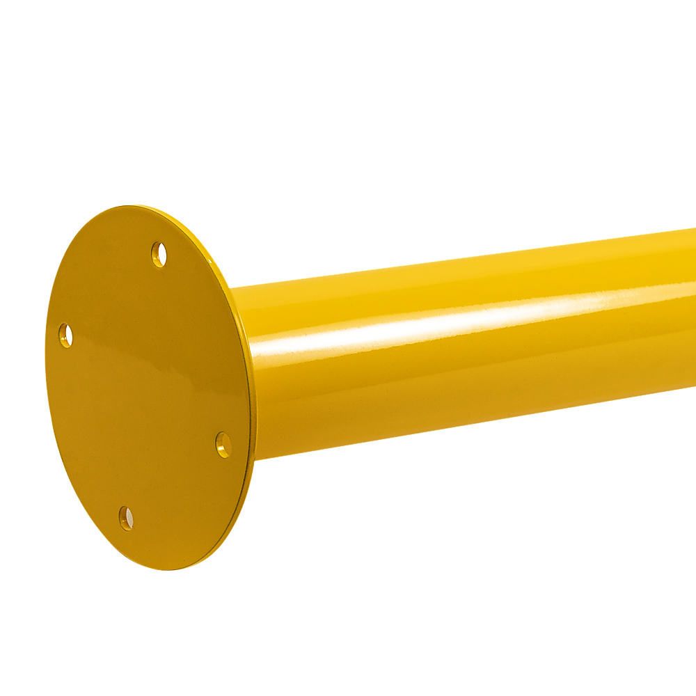 Yellow Heavy Duty Steel Bollard Post