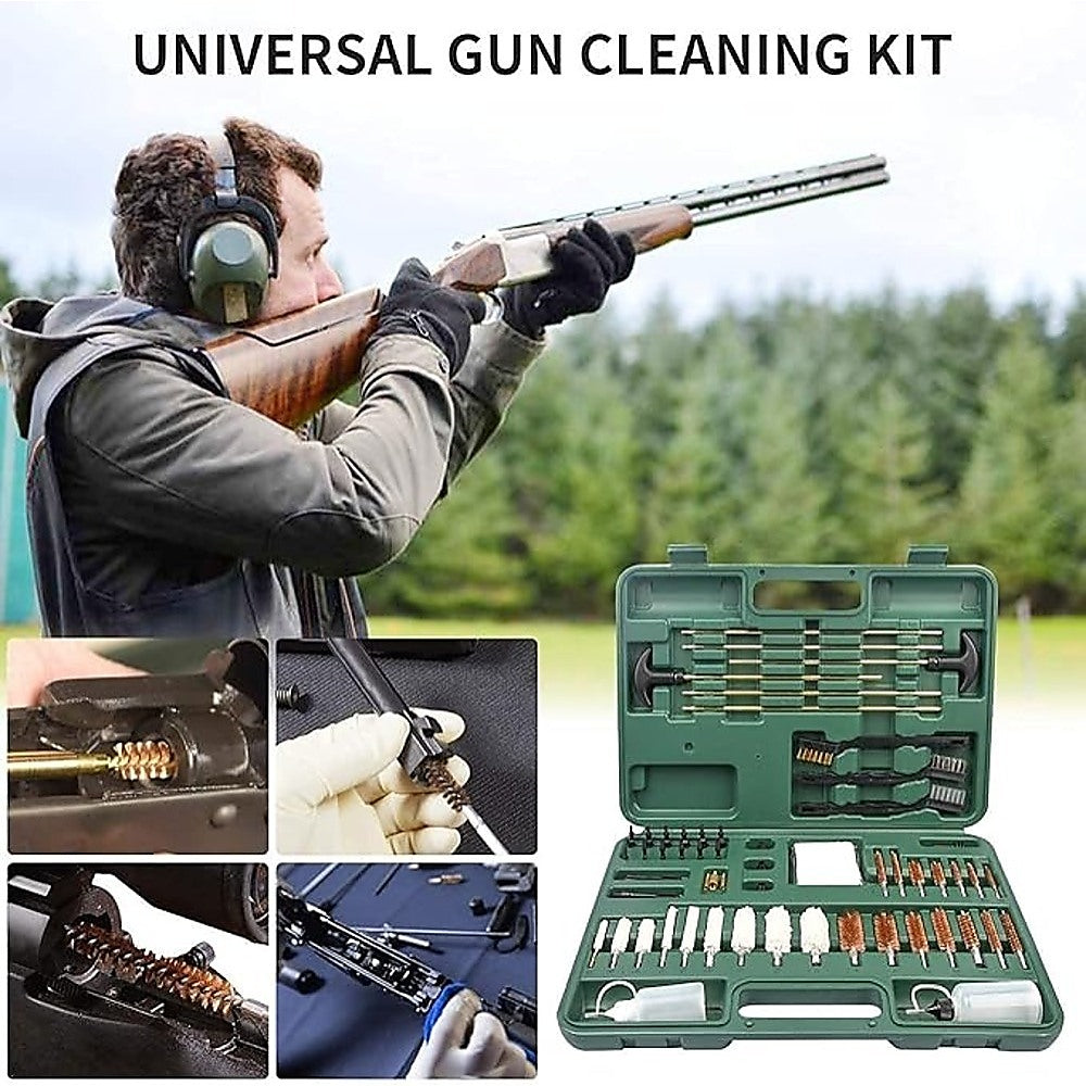 Universal Barrel All-purpose Gun Cleaning Kit for Rifle Pistol Shotgun Muzzleloader