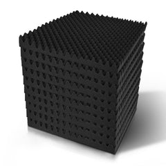 Alpha Acoustic Foam 40pcs 50x50x5cm Sound Absorption Proofing Panels Eggshell