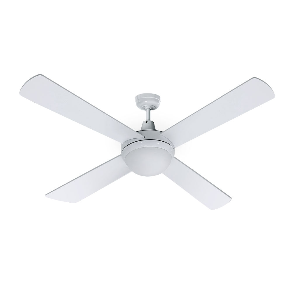 Devanti 52'' Ceiling Fan AC Motor w/Light w/Remote - White