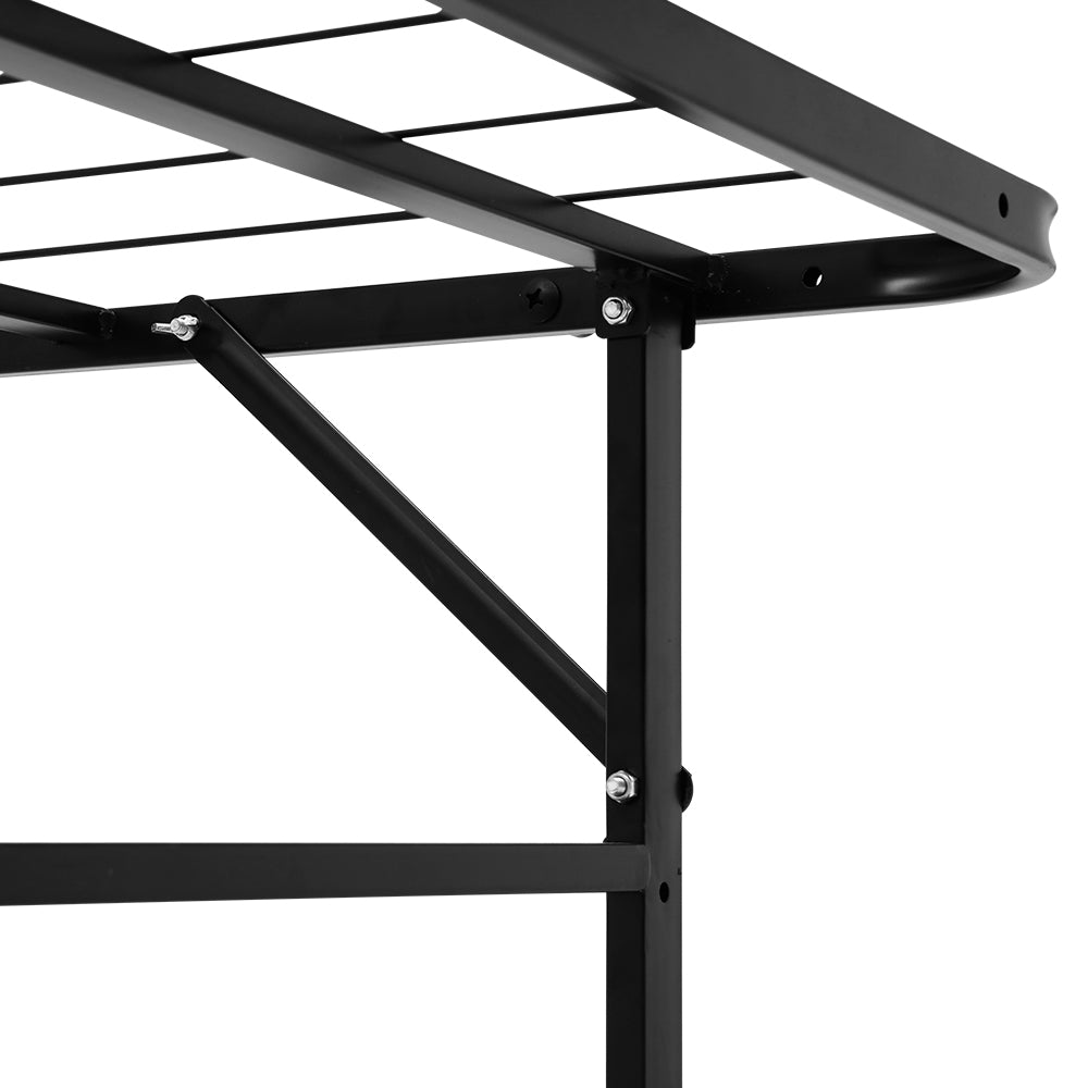 Artiss Folding Bed Frame Metal Base - King Single