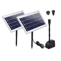 Gardeon Solar Pond Pump with 2 Panels 7.2FT