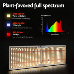Greenfingers Max 3000W Grow Light LED Full Spectrum Indoor Plant All Stage Growth