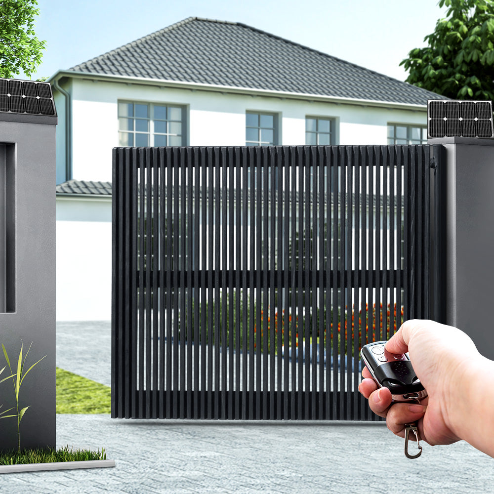 LockMaster 40W Swing Gate Opener Auto Solar Power 600KG