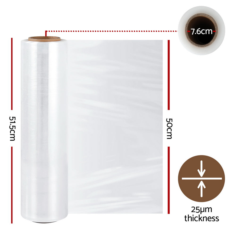 400MX50CM Stretch Film Shrink Wrap Rolls Protect Package Material Home Warehouse