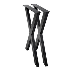 Artiss Metal Table Legs DIY X-shaped 71X60CM Set of 2