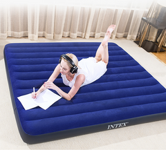 INTEX TWIN DURA-BEAM COMFORT-PLUSH AIRBED WITH BIP