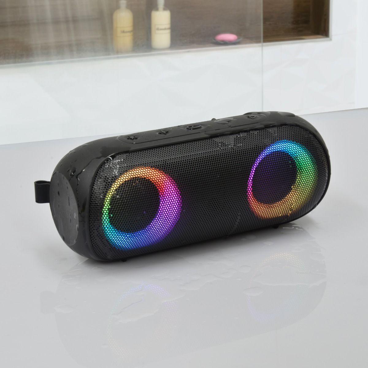 mbeat Bump B2 IPX6 Portable RGB Bluetooth Party Speaker