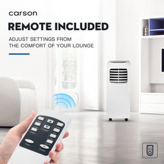 CARSON Portable Air Conditioner Mobile Fan Cooler Cooling Dehumidifier 9000BTU