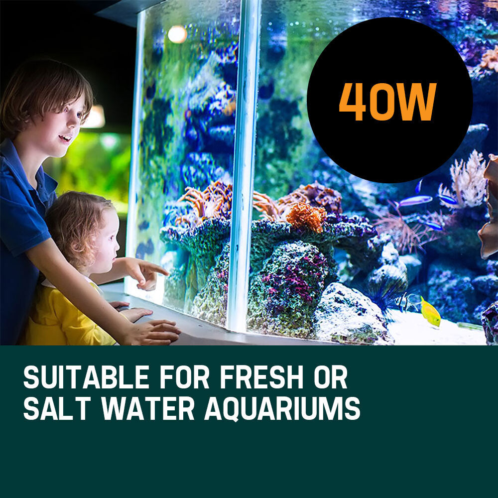 PROTEGE Aquarium External Canister Filter Aqua Fish Tank Pond Pump UV Light 1850 L/H