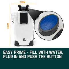 PROTEGE Aquarium External Canister Filter Aqua Fish Tank Multi Stage Pond Pump UV Light