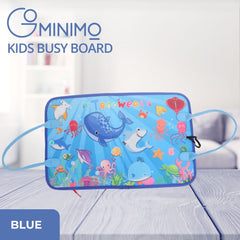 GOMINIMO Kids Busy Board Learning Toys (Blue) GO-BB-102-BF
