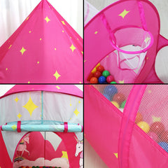 GOMINIMO 3 in 1 Unicorn Style Kids Play Tent (Pink) GO-KT-112-LK