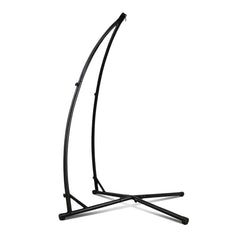 NOVEDEN Hammock Chair Stand for Hanging Air Porch Swing Chair (Black) NE-HC-100-DL