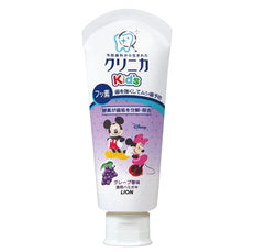 [6-PACK] Lion Japan CLINICA Kid's Toothpaste 60g  ( 2 Flavours Available ) Grape
