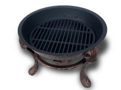 Vesuvius Firepit BBQ with Lid