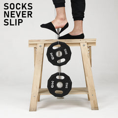 3X Rexy Cushion No Show Ankle Socks Medium Non-Slip Breathable WHITE