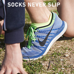 4X Rexy Seamless Sport Sneakers Socks Large Non-Slip Heel Tab WHITE