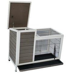 YES4PETS Rabbit Hutch Cat House Cage Guinea Pig Ferret Cage