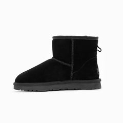 Ugg Boots Genuine Australian Sheepskin Unisex Mini Classic Suede (Black, EU39)