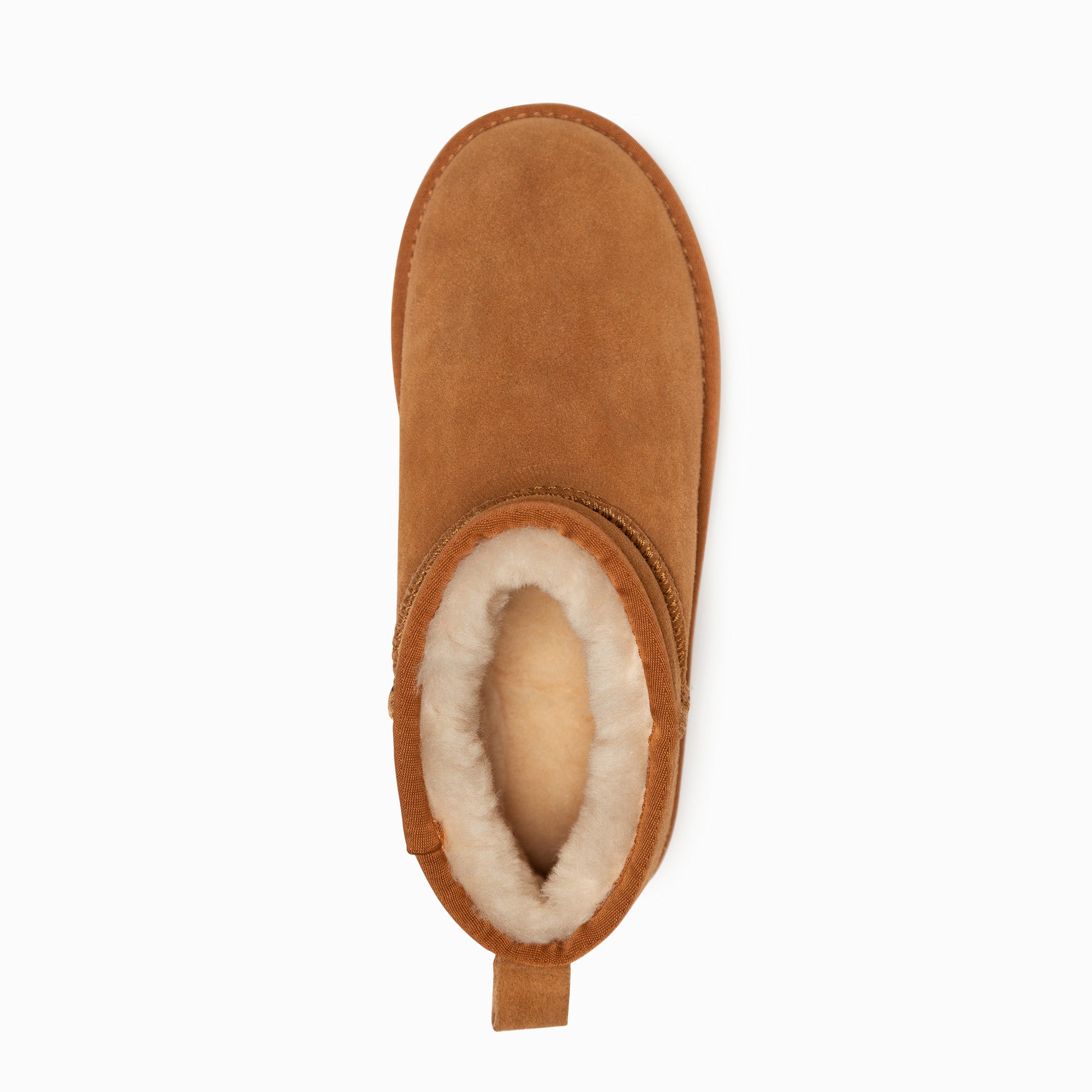 Ugg Boots Genuine Australian Sheepskin Unisex Mini Classic Suede (Chestnut, EU37)