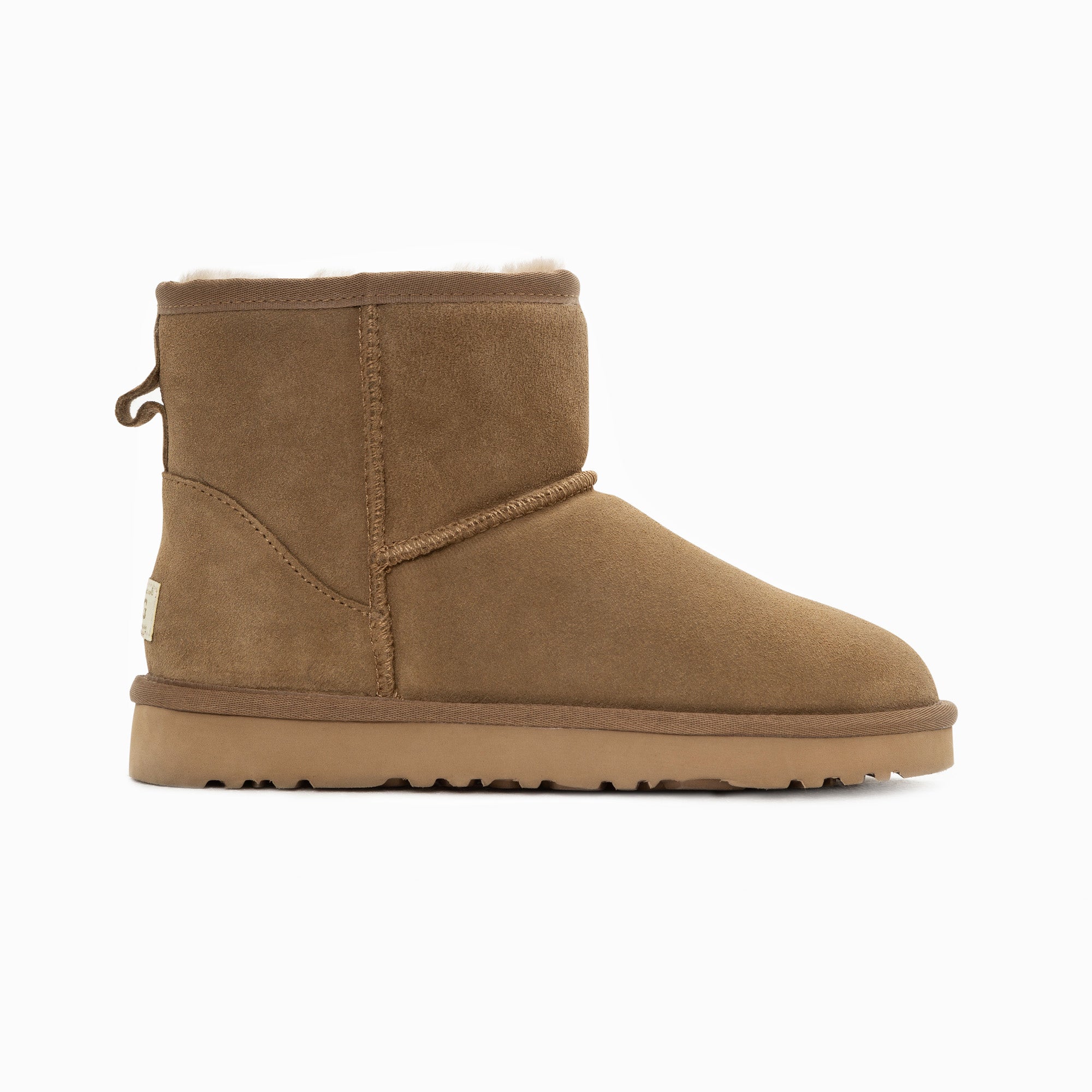 Ugg Boots Genuine Australian Sheepskin Unisex Mini Classic Suede (Olive, EU36)