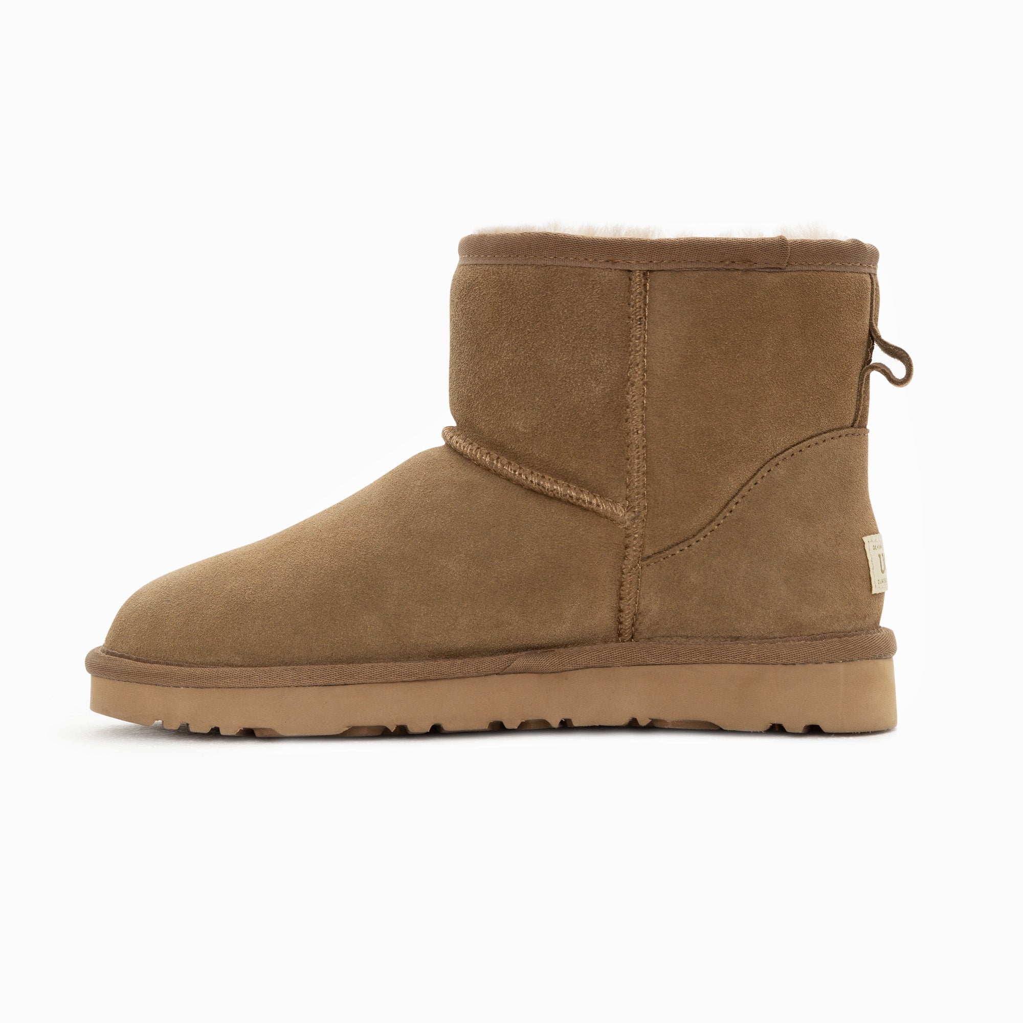 Ugg Boots Genuine Australian Sheepskin Unisex Mini Classic Suede (Olive, EU36)