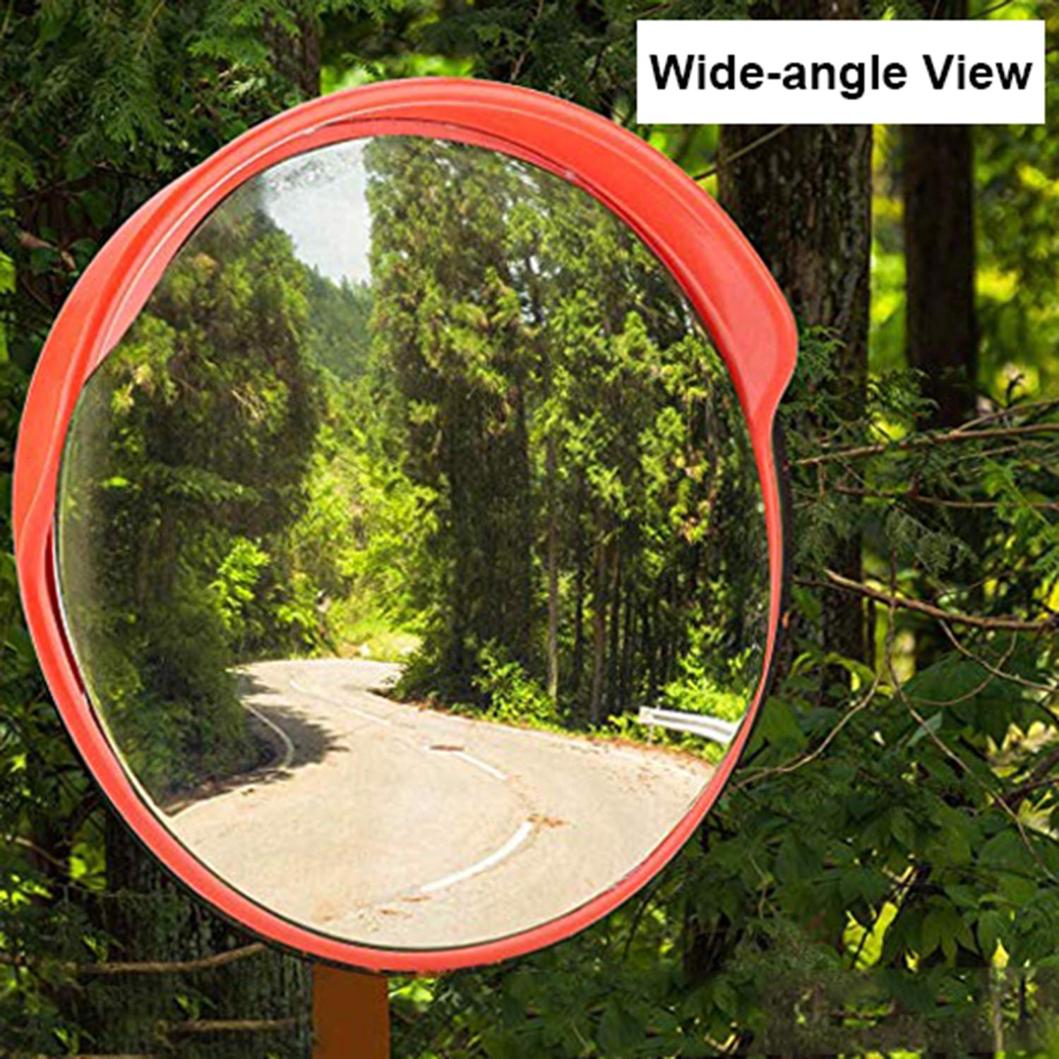 80cm OutdoorTraffic Blind Spots Curved Convex Mirror Wide Angle Driveway Warehouse Security
