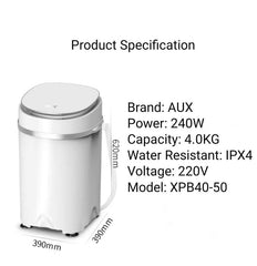 Bulk Sale: mini Washing machine 4KG x5