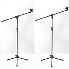 Stage Stands Tripod Mic Stand with Boom 2-Pack